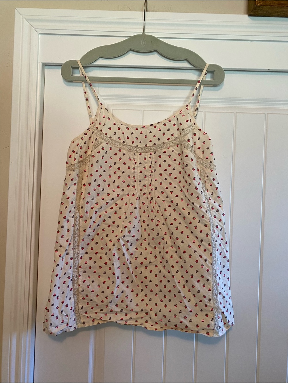 April Cornell Cream Floral Camisole